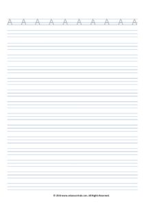 Tracing Practice Sheets