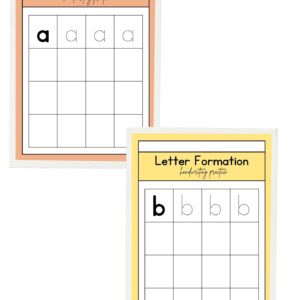 Home alphabet writing practice worksheet (a to z)