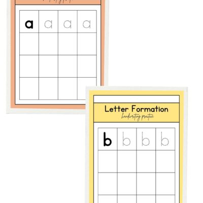 alphabet writing practice worksheet (a to z)