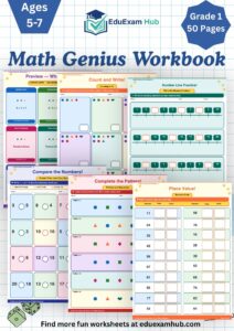 Class 1 Math Worksheet