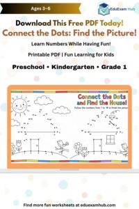 free connect the dots: find the picture! | 1 page pdf printable