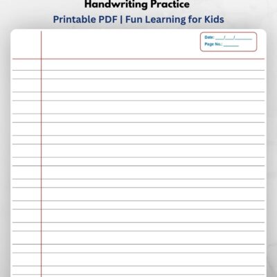 free marathi & hindi two lines notebook page | 1 pdf printable