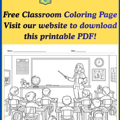 classroom coloring page