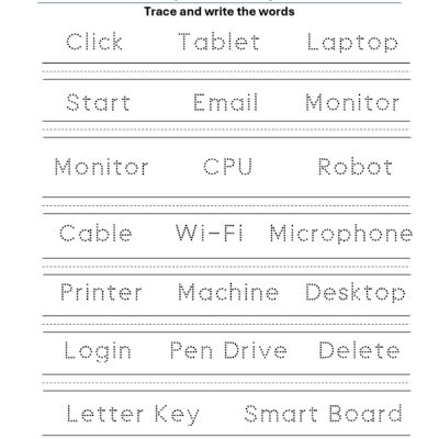 class 1 100 computer vocabulary words page 0003