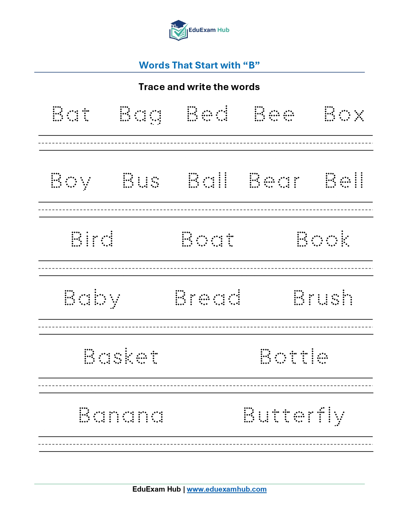 class 1 english vocabulary tracing & writing practice page 0003 class 1 english vocabulary tracing & writing practice page 0003