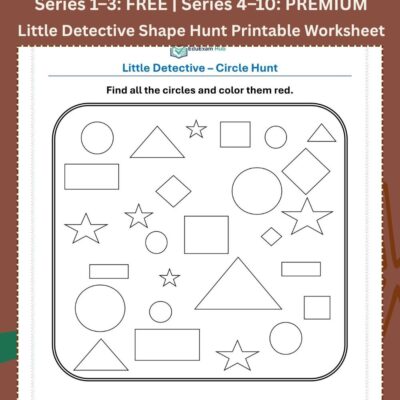 series 1 circle hunt printable worksheet