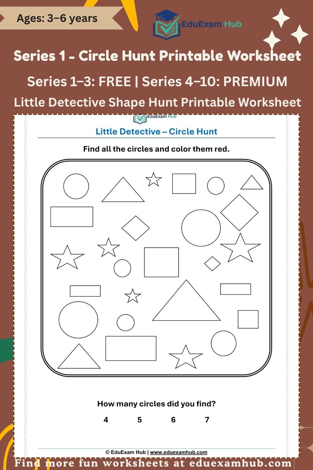 series 1 circle hunt printable worksheet series 1 circle hunt printable worksheet