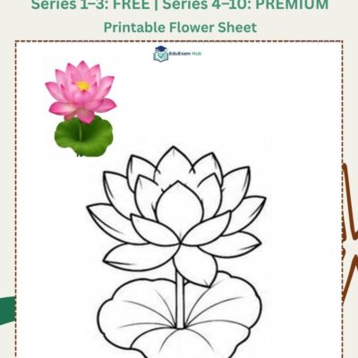 series 2 lotus coloring page