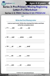 Series 3-Missing Beginning Letters F–J series 3 missing beginning letters f–j
