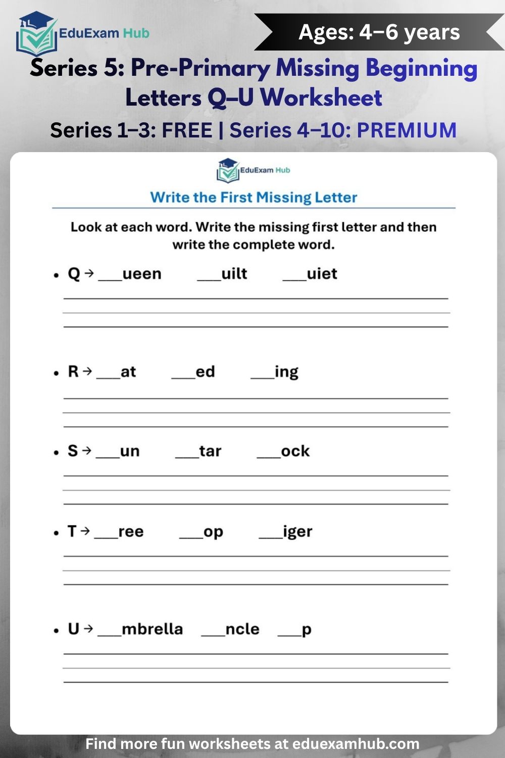 series 5 missing beginning letters q–u series 5 missing beginning letters q–u