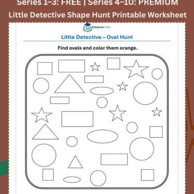 series 5 oval hunt printable worksheet