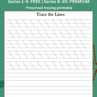 series 6 slanting line tracing worksheet