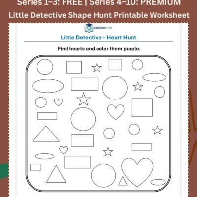 series 7 heart hunt printable worksheet