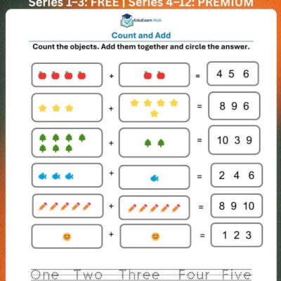 series 7 pre primary count and add