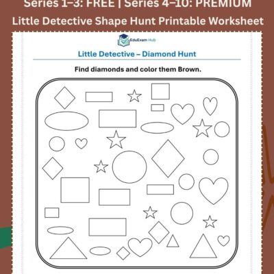 series 8 diamond hunt printable worksheet