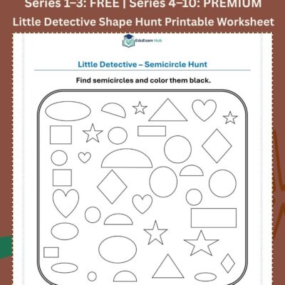 series 9 semicircle hunt printable worksheet