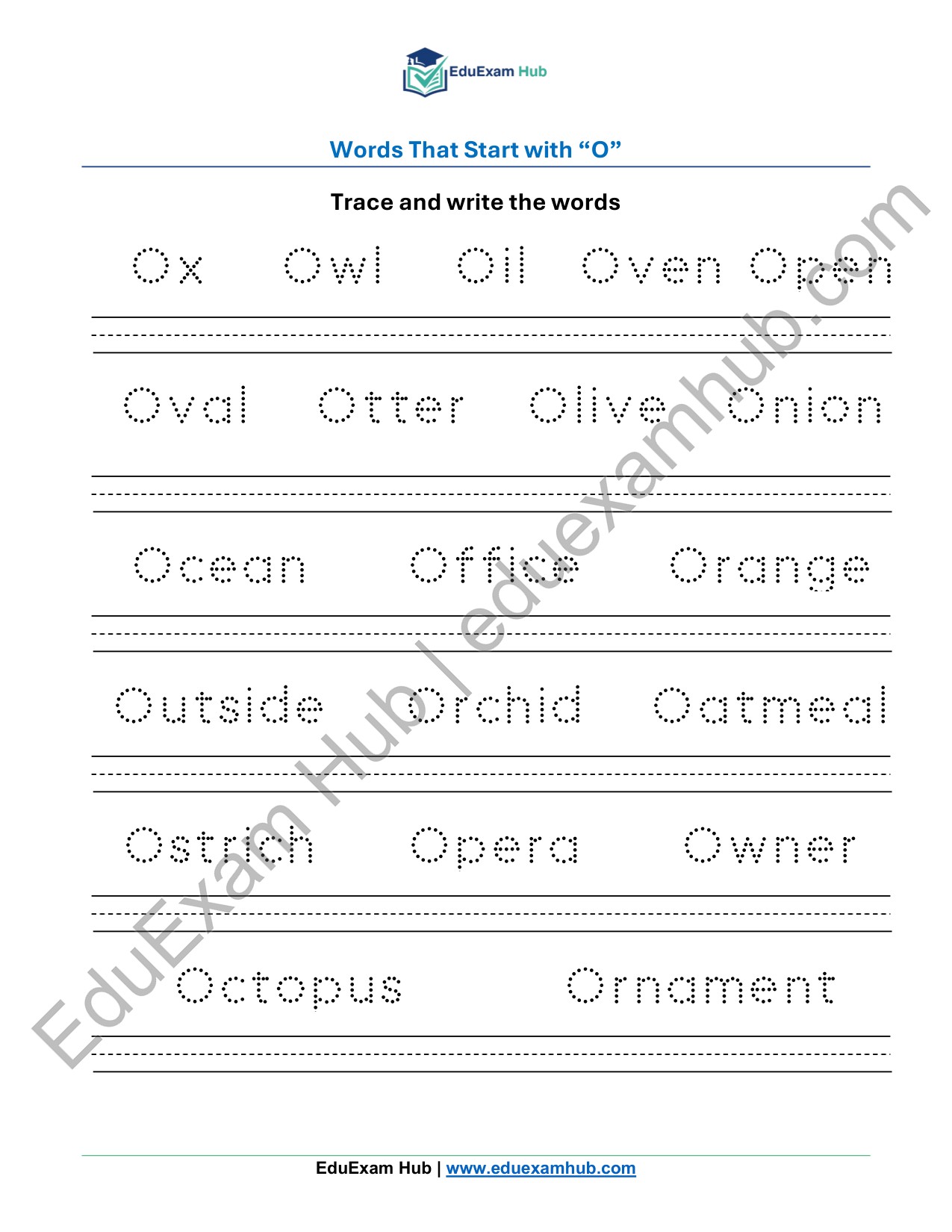 class 1 letter o vocabulary tracing worksheet class 1 letter o vocabulary tracing worksheet