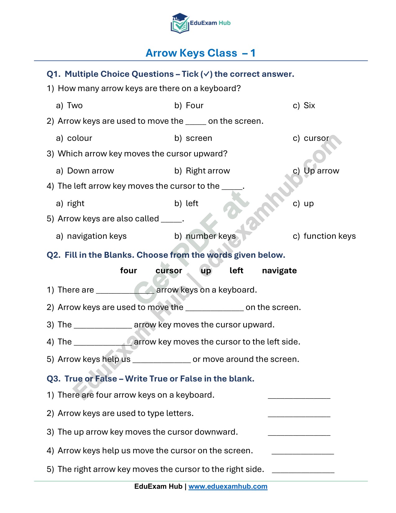 class 1 arrow keys class 1 worksheet class 1 arrow keys class 1 worksheet